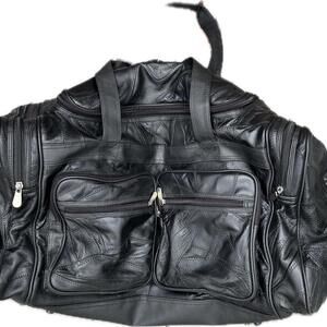 Leather Duffel Bag Large buffalo